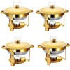 Chafing Dishes Buffet Food Warmer - Parties Servers Trays Catering