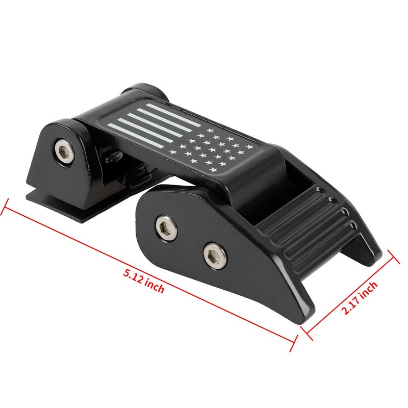 Nakuuly Hood Latches Lock Catch with U.S. Flag Style, Latch