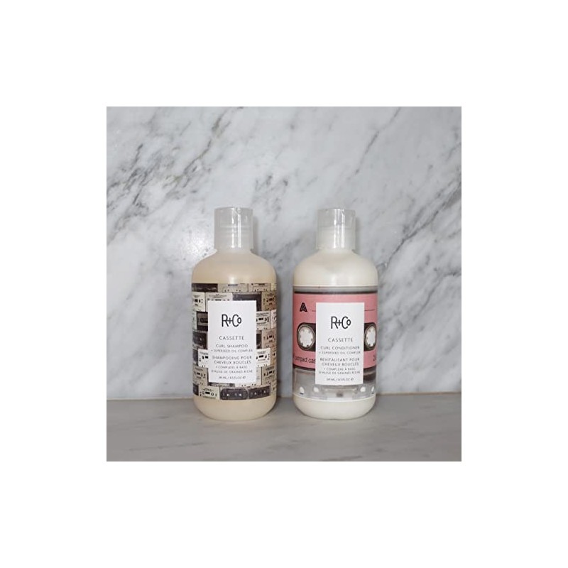 R+Co Cassette Curl Shampoo + Superseed Oil Complex Liter
