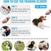 Clicker Training Dog [2 Pack] SuperShop Dog Clicker with Wrist