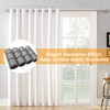 Curtain Spacers for Eyelet Curtains, 24 Pcs Black Curtain Separators,