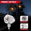 INNOGLOW - Luces intermitentes para motocicleta, 2 unidades, ámbar, para