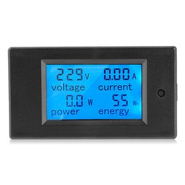 Power Meter Panel 100A AC 80~260V Digital Power Meter Voltage KWh Watt Voltmeter Ammeter Power Energy Panel
