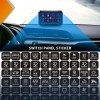 Nilight 120PCS Switch Panel Stickers For 6/8 Gang Switch Panel