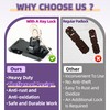 Alise Keyed Hasp Lock,2.5 Inch Safety Packlock Clasp Hasp Lock