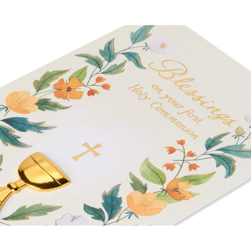 Papyrus First Communion Card (Faith and Love)
