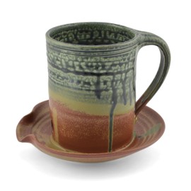 Holman Pottery Microwave Bacon Cooker, Desert Glaze