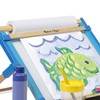 Melissa & Doug Double-Sided Magnetic Tabletop Art Easel - Dry-Erase