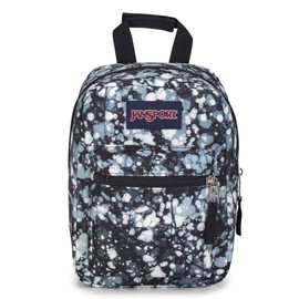 JanSport Big Break - Bolsa de almuerzo aislada, pequeña hielera de lado suave, ideal para la escuela, el trabajo o la preparación de comidas, puntos Batik