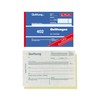 Herlitz 7876147 Receipt Pad 402, A6, 2x40 Pages, Carbonless Copying