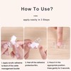 Keeshibao 60 Pack Adhesive Cable Clips Clear,6mm Wire Holders for
