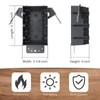 HUIXHAO 3 Gang Electrical Box New Work,Gray 44 Cu.in Electrical