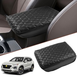 SKTU for 2019 2020 Hyundai Santa Fe Central Console Armrest Pad 2020 Santa Fe TM Seat Box Cover Hyundai Automotive Car Center Console Soft Cushion