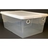 Vented Terrarium 16 Quart Container Vivarium with 4 White Vents
