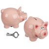 BLUECHOLON Piggy Bank Ceramic Original Money Box with Lid and
