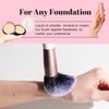 BS-MALL Travel Makeup Brushes Premium Synthetic Foundation Powder Concealers Eye
