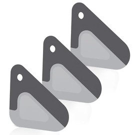 Rascador de alimentos, raspador de platos 2 en 1, nailon y silicona, herramientas raspadoras de cocina para sartenes de hierro fundido, utensilios de 