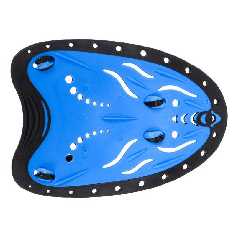 V3TEC Elite Hand Paddle Black - blue Size:S