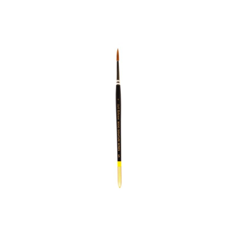 Jack Richeson 9000 Series Synthetic Short Handle Watercolor Round Brush,