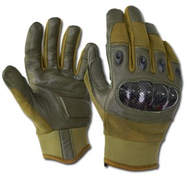 RTX Leathers Full Finger Gloves for Motorcross, Motorcycle Riding, Cycling, Hunting, Hiking, Climbing, Driving, Airsoft, Paintball, Shooting (Green, XXL)