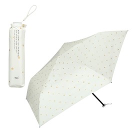 [2025] Wpc. 801-11736-102 Parasol Light Filtering Lightweight Star Mini Off <100% Blackout / 99.9% UV Reduction / UPF 50+/Sun or Rainy Weather Parasol, Lightweight Folding Umbrella, Lightweight, Work