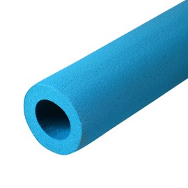 MECCANIXITY Foam Tubing 1"(25mm) ID 43mm OD 1.8m Length Tube Covers for HVAC Copper Pipe Insulation Handle Grip Support, Blue