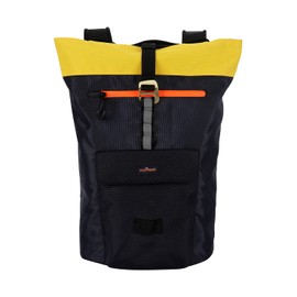 TOURBON Waterproof Nylon Bicycle Single Pannier Laptop Backpack Travel Daypack School Bag Large Blue#2