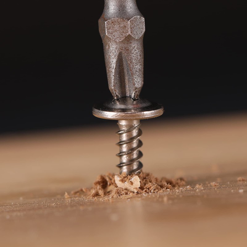 #8 x 1/2" Sheet Metal Screws 250PCS 410 Stainless Steel