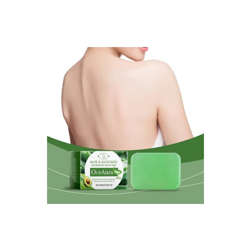 Barra De Baño Nutritiva De Aguacate Oceaura Que Alivia Suave