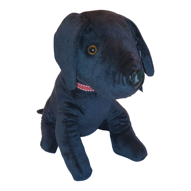 Samuel Lamont/Celtic Weavers, Black Puppy Dog with Collar Weighted Door