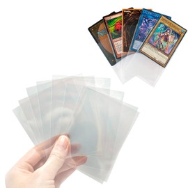 WISSUA Card Sleeves [For Standard/Regular Cards] Compatible Size 2.5 x 3.5 inches (64 x 89 mm), Glossy PP, 300 Sheets