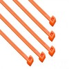 South Main Hardware 848147 8-in 100-Pack, 75-lb, Hi-Vis Orange, Standard