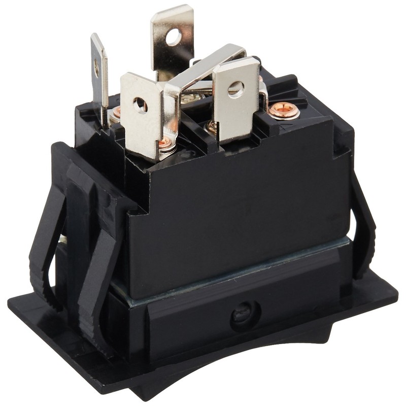 RV Designer S221, Rocker Switch, 20 Amp, 4 Terminals, Momentary