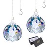 Suncatcher Crystals Ball Prism Window Rainbow Maker with Chain for