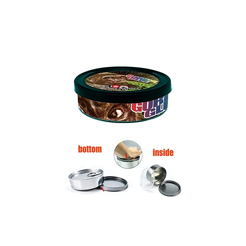 Self-Seal Cali Tin Can, Pressitin Cans with Ring Lid and