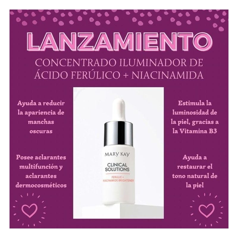 MARY KAY Concentrado Iluminador de Ácido Ferúlico + Niacinamida Clinical