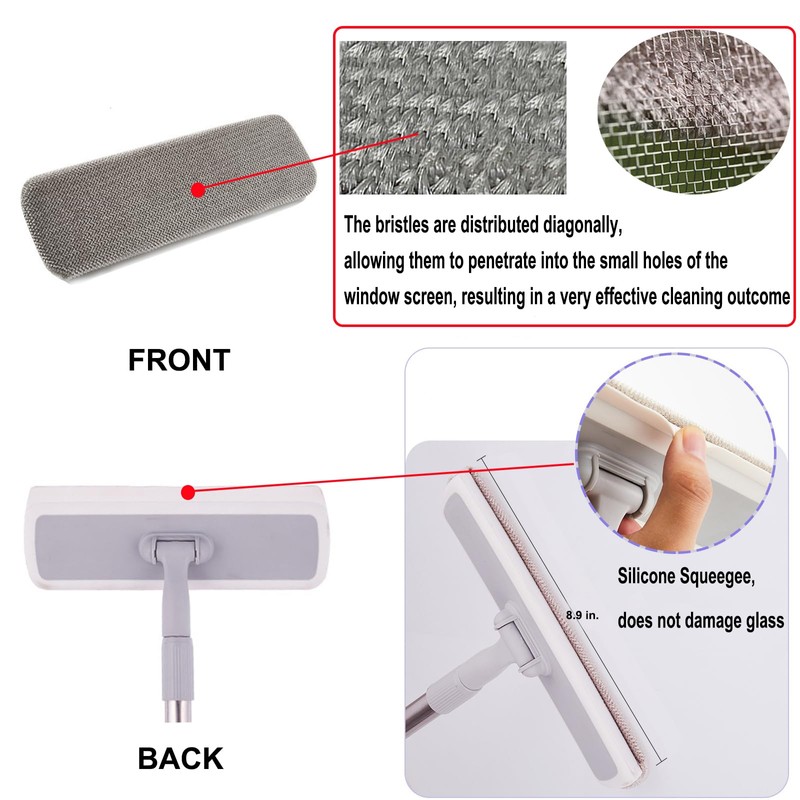 Window Screen Cleaner Tool, Window Screen Cleaning Brush, 5 in