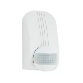TELEFUNKEN - Motion Sensor for Outdoor and Indoor Use Including Twilight Sensor, 180 Degree Motion Sensor, Adapter for Corner Mounting, Timer, White, 13.8 x 7.1 x 7.6 cm