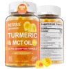 NEVISS Turmeric Gummies 1000mg w/MCT Oil C8 C10, Organic Antioxidant,