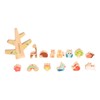 Wooden Animals Stacking Toy Colorful Improve Coordination Blocks Balancing Tree