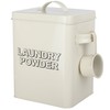 CrazyGadget® Vintage Classic Retro Laundry Washing Powder Metal Storage Box