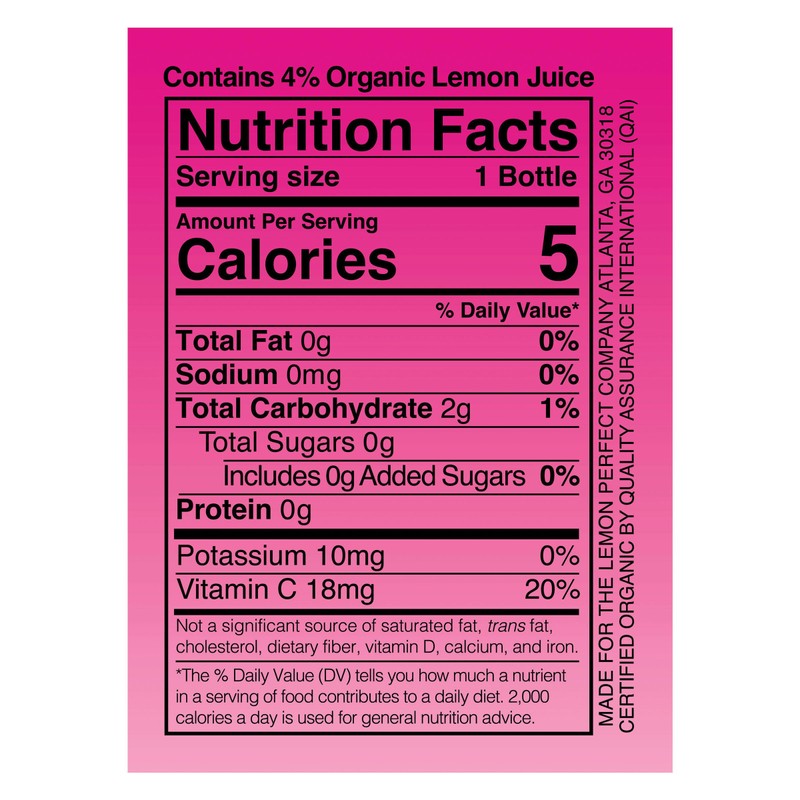 Lemon Perfect Dragon Fruit Mango, Hydrating Flavored Lemon Water, Zero