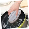 FOMIYES 2-Pack Kitchen Cleaning Brush Dish Scrubber Sponge Multi-use Reusable