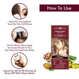 Surya Brasil Products Henna Cream, Chocolate, 2.37 Fluid Ounce