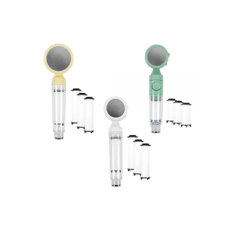 여행용 미니 정수샤워기 필터세트 Travel Mini Purifying Showerhead Filter Set