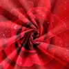 Leleyouzer 3D Red Rose Bed Linen Set, Red Rose Floral