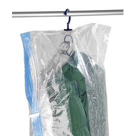 WENKO Vakuum Raumspar-Kleidersack XL Vakuum Aufbewahrungsbeutel Transparent