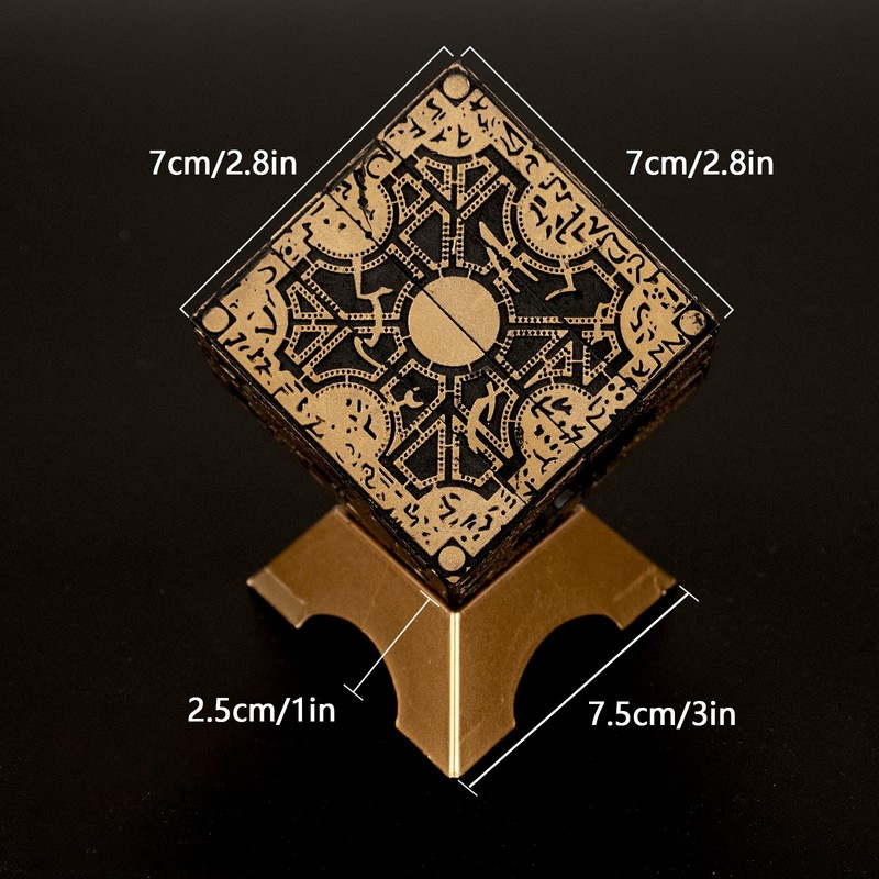 Hellraiser Puzzle Box Functional, Lament Configuration with Base, Puzzle Cube