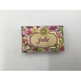Julie - Gift Soap Bar For Her Birthday Rose Scent Mum Grandmother Cleanser Lather Present Girl