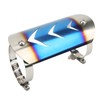 Exhaust Muffler Pipe Protector Stainless Steel Heat Shield Cover Universal